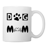 Dog Mom Art Print Coffee/Tea Mug - white