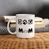 Dog Mom Art Print Coffee/Tea Mug - white