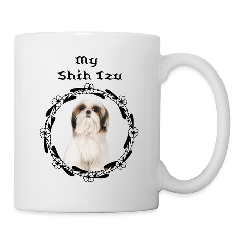 MY Shih Tzu Pirnt Coffee/Tea Mug - white