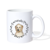 Cute Goldendoodle Print Coffee/Tea Mug - white