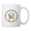 Cute Goldendoodle Print Coffee/Tea Mug - white