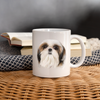 Shih Tzu Face Print Coffee/Tea Mug - white