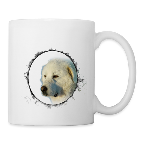 Great Pyrenees Print Coffee/Tea Mug - white