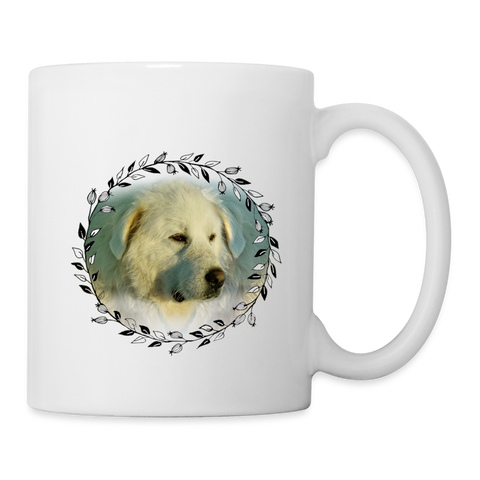 Cute Great Pyrenees Print Coffee/Tea Mug - white