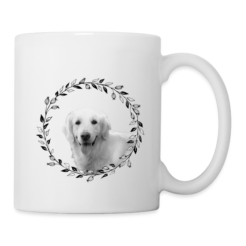 Amazing Golden Retriever Print Coffee/Tea Mug - white