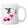 Heart Print Coffee/Tea Mug - white