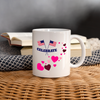 Celebrate Print Coffee/Tea Mug - white