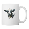 Cow Art Print Coffee/Tea Mug - white