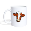 Hereford Cattle (Cow) Print Coffee/Tea Mug - white