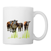 Hereford Cattle (Cow) Print Coffee/Tea Mug - white