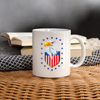 American eagle Print Coffee/Tea Mug - white