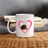 Greater Swiss Mountain Dog On Heart Print Coffee/Tea Mug - white