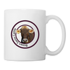 Brown Swiss Cattle (Cow) Print Coffee/Tea Mug - white