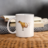 Jersey Cattle (Cow) Art Print Coffee/Tea Mug - white