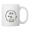 Lovely Greyhound Dog Print Coffee/Tea Mug - white