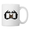 York Chocolate Cat Flame Print Coffee/Tea Mug - white