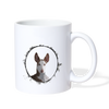 Ibizan Hound Print Coffee/Tea Mug - white