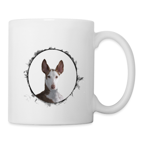 Ibizan Hound Print Coffee/Tea Mug - white