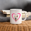 Icelandic Sheepdog On Heart Print Coffee/Tea Mug - white