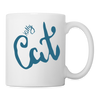 Kitty Cat Print Coffee/Tea Mug - white