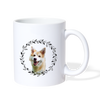 Icelandic Sheepdog Print Coffee/Tea Mug - white