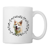 Icelandic Sheepdog Print Coffee/Tea Mug - white