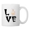 Turkish Angora Cat Love Print Coffee/Tea Mug - white