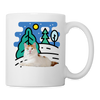 Turkish Van Cat Print Coffee/Tea Mug - white