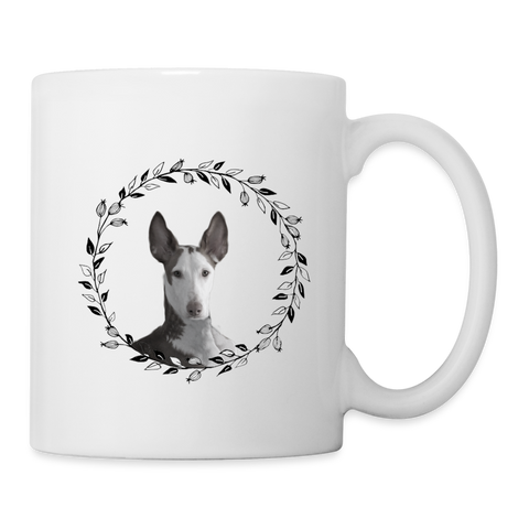 Lovely Ibizan Hound Print Coffee/Tea Mug - white