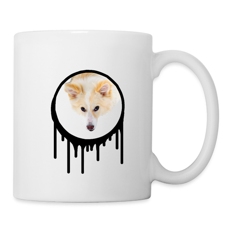 Cute Icelandic Sheepdog Print Coffee/Tea Mug - white