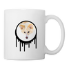 Cute Icelandic Sheepdog Print Coffee/Tea Mug - white