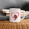 Irish Setter On Heart Print Coffee/Tea Mug - white