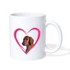 Irish Setter On Heart Print Coffee/Tea Mug - white