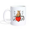 Serengeti Cat MOM Print Coffee/Tea Mug - white