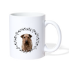 Irish Terrier Print Coffee/Tea Mug - white