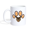 Savannah Cat Paws Art Print Coffee/Tea Mug - white