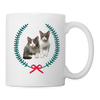 Selkirk Rex Cat Print Coffee/Tea Mug - white