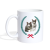 Selkirk Rex Cat Print Coffee/Tea Mug - white