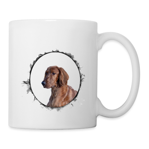 Lovely Irish Setter Print Coffee/Tea Mug - white