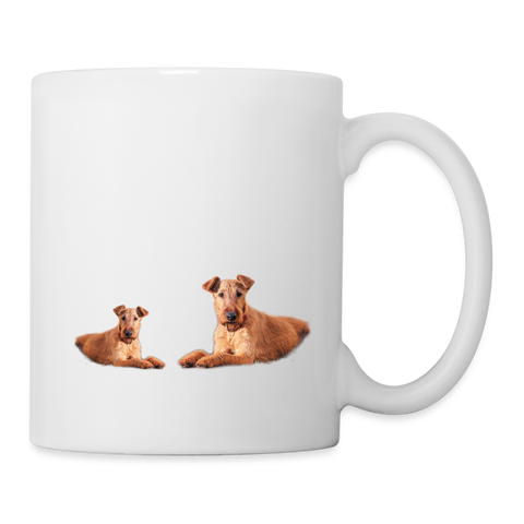 Cute Irish Terrier Print Coffee/Tea Mug - white