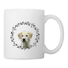 Cute Irish Wolfhound Print Coffee/Tea Mug - white