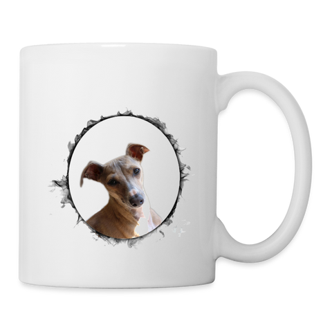 Italian Greyhound Print Coffee/Tea Mug - white