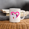 Love Paws Print Coffee/Tea Mug - white