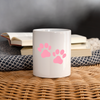 Love Paws Print Coffee/Tea Mug - white