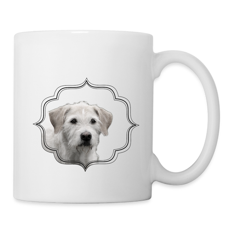 Lovely Irish Wolfhound Print Coffee/Tea Mug - white