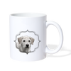 Lovely Irish Wolfhound Print Coffee/Tea Mug - white