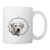 Lovely Irish Wolfhound Print Coffee/Tea Mug - white