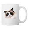 Cute Ragdoll Cat Print Coffee/Tea Mug - white