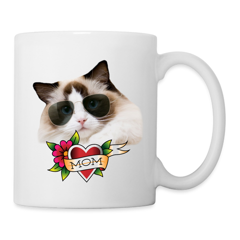 Ragdoll Cat Print Coffee/Tea Mug - white