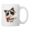 Ragdoll Cat Print Coffee/Tea Mug - white